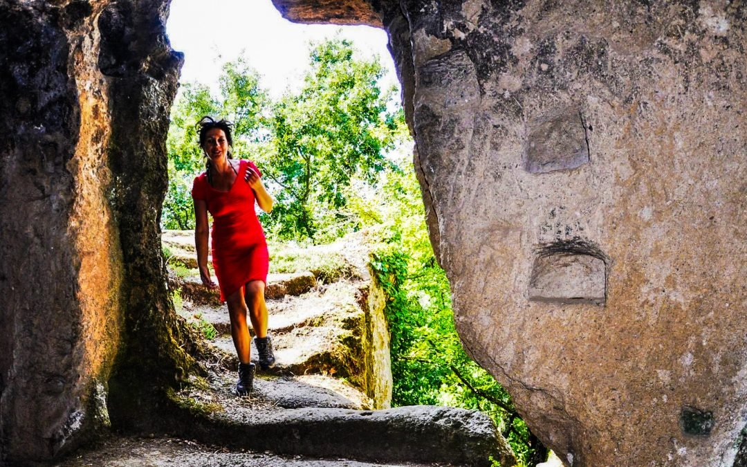 Wandelexcursie van Vitozza naar Sorano en terug.