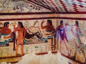 graf versiering - De Etrusken achterna.