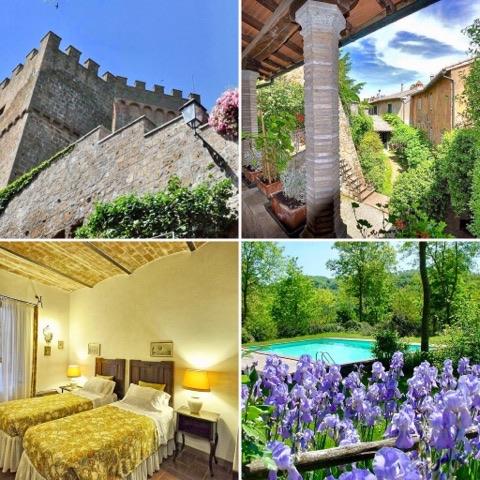 bijzondere kasteel overnachting - Actieve vakanties in Italië aan het meer van Bolsena