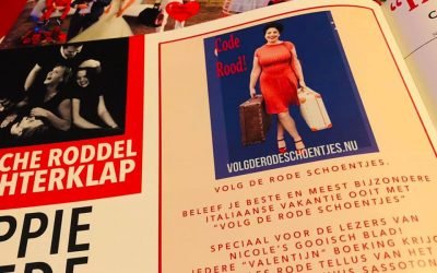 Volg de rode schoentjes in het Gooisch blad