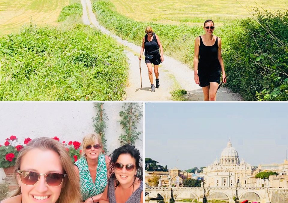 Hiking vacation from Orvieto to Rome.