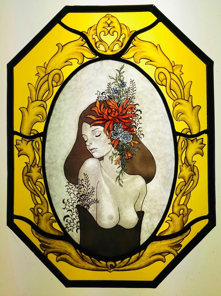 Stained glass course in Italy