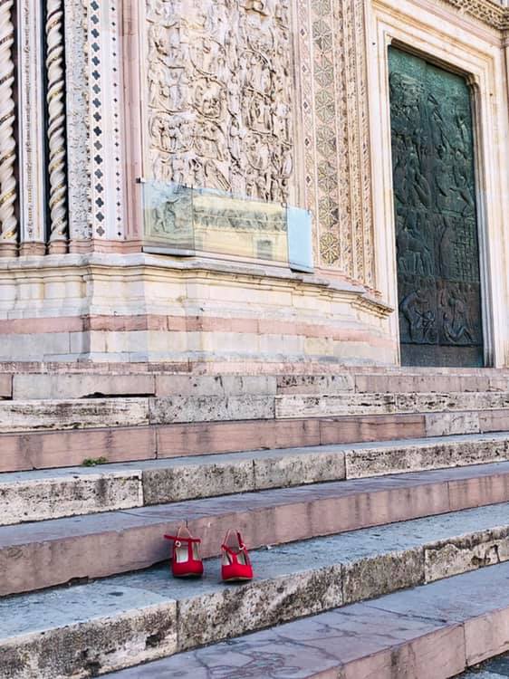 Orvieto dom 1 - Orvieto de dom met fresco`s van Luca Signorelli.