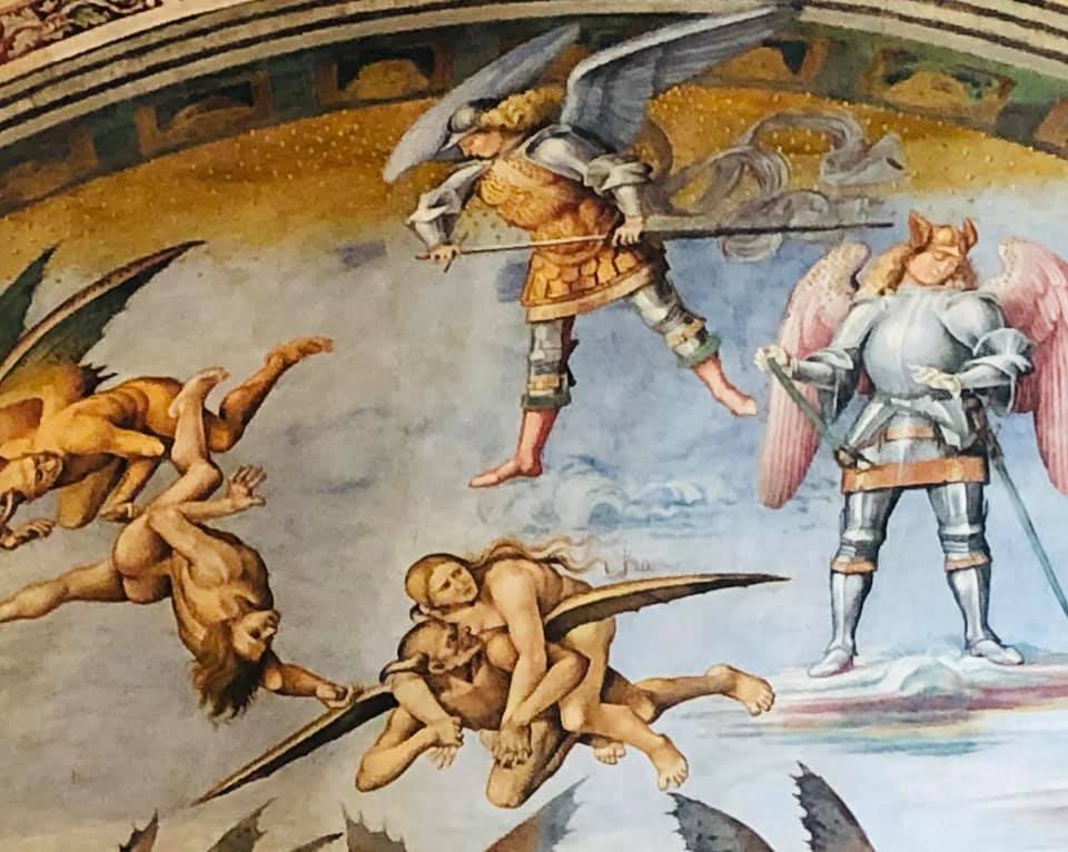 Orvieto. Volg de Rode Schoentjes Orvieto Cathedral.