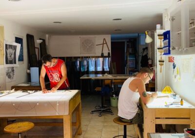 Glass workshop Bolsena