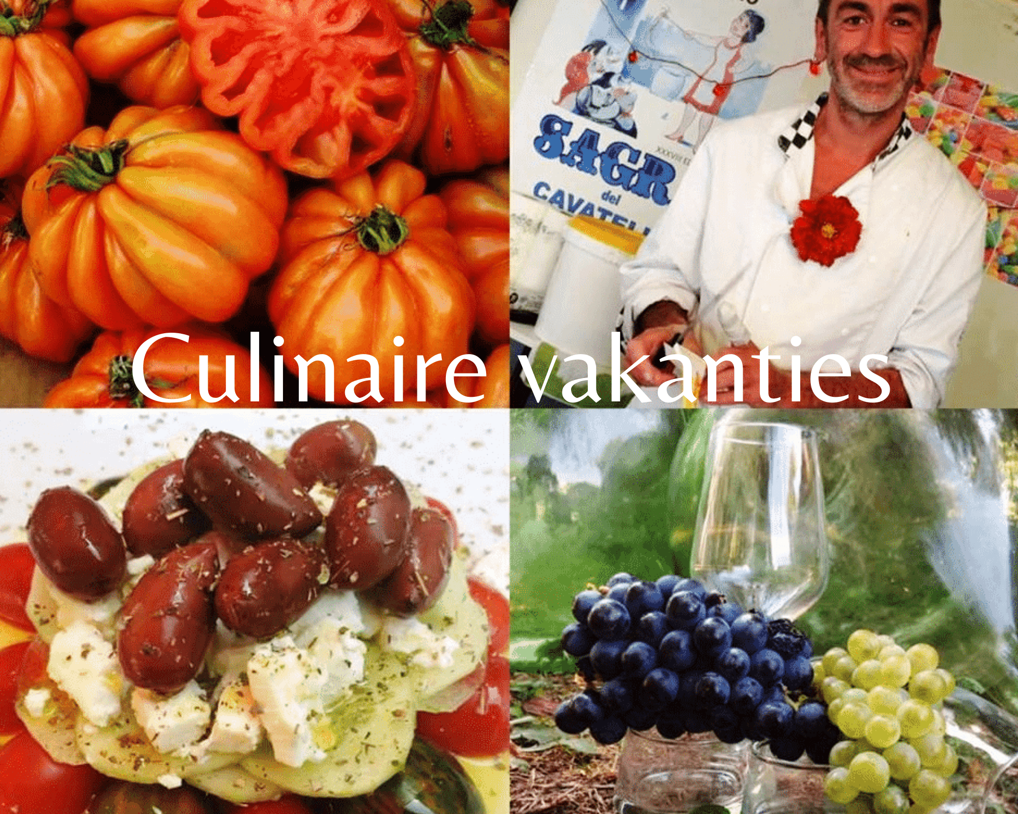 Culinaire vakanties volg de rode schoentjes