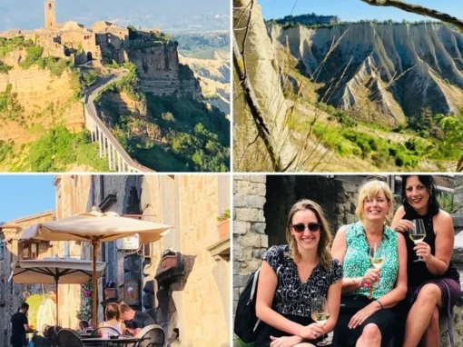 Civita di Bagnoregio en Ecowine Experience wijnhuis Tre Botti